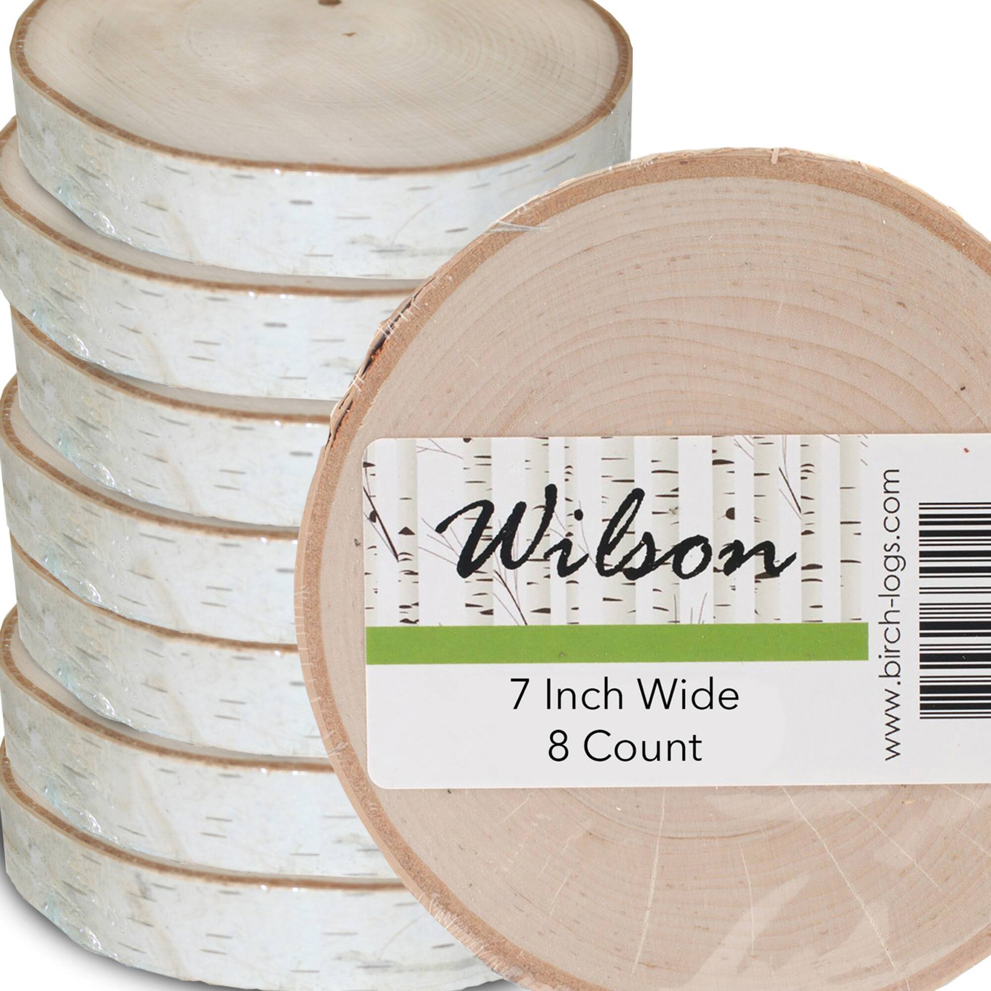 Wilson® Enterprises 7" Thick Birch Rounds, 8ct.